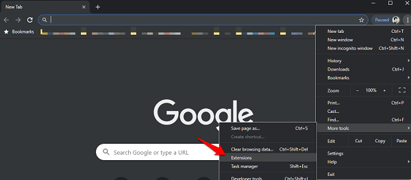 remove dark mode google chrome mac