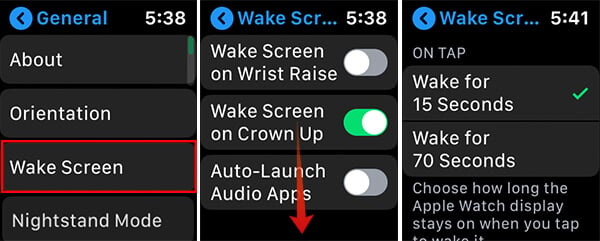 Reduce Wake Time Apple Watch