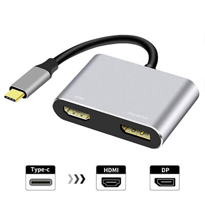 LC-Dolida USB C to Dual HDMI Adapter