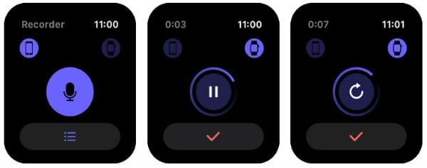 Voice Recorder and Recording App for Apple Watch