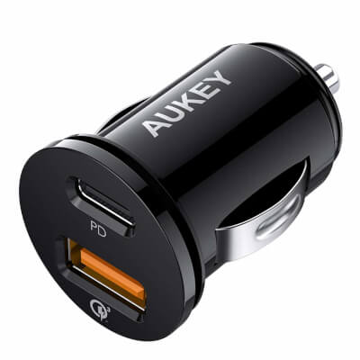 AUKEY USB C PD Car Charger 21W