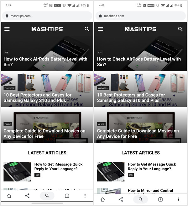 How to Hide Home Bar on Android 10 MashTips