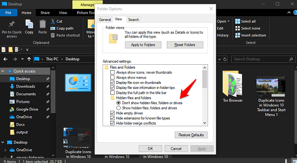 How To Solve Duplicate Icons In Windows 10 Taskbar And Start Menu Error 