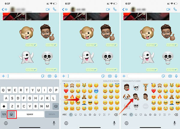 Whatsapp stickers ios 13 memoji