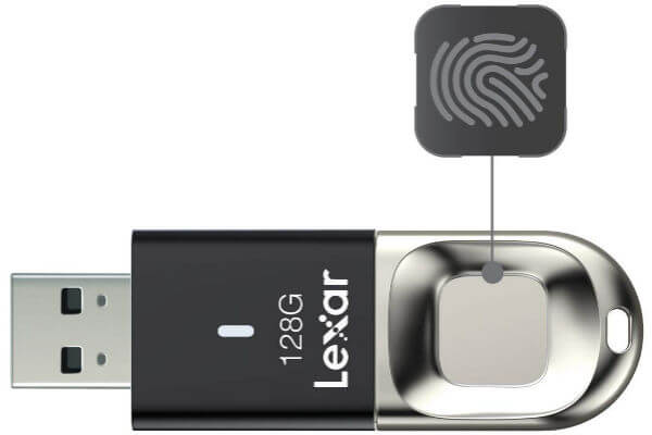 Lexar JumpDrive Fingerprint 128GB