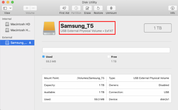 format samsung ssd for macbook pro