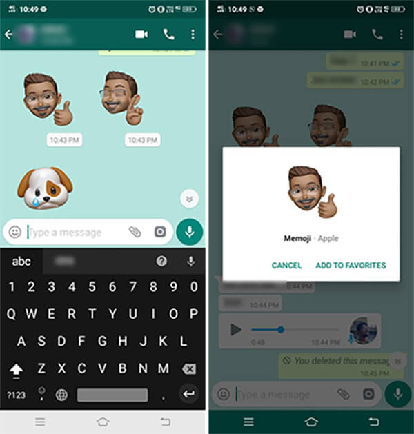 Save Received WhatsApp Stickers on Android