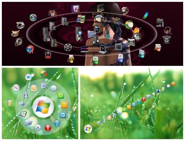 windows program launcher dock