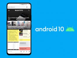 Enable split screen Android10