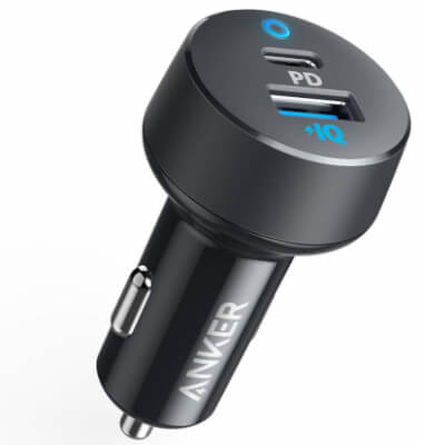 Anker 30W 2-Port Compact Type C Car Charger