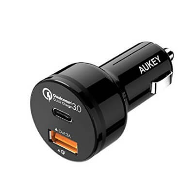 Aukey USB C Car Charger