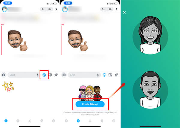 How to Use Memoji Stickers on Snapchat Chats - 64