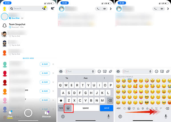 how to send memoji stickers on snapchat