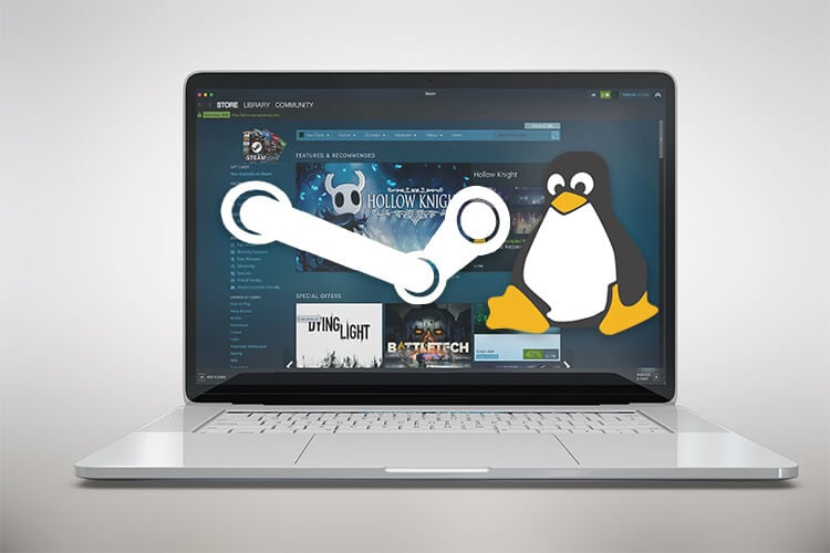 play steam games on linux