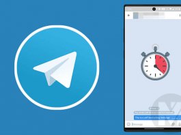 Telegram self destructing message