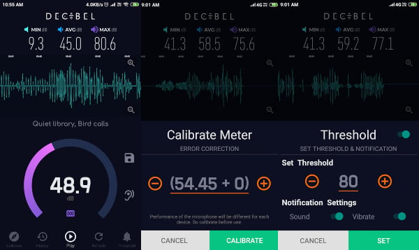 Decibel meter for Android