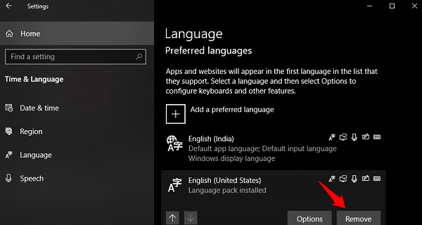Keyboard Language Keeps Changing on Windows 10 3