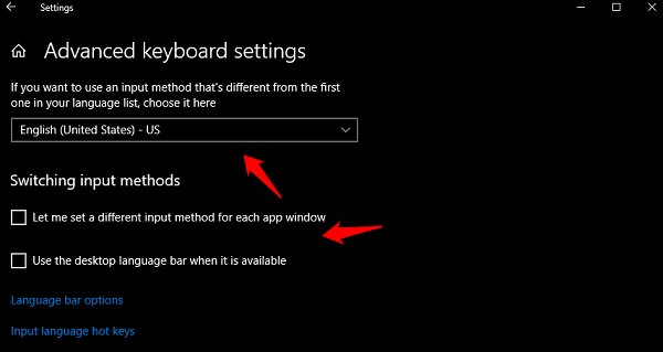 Keyboard Language Keeps Changing on Windows 10 4