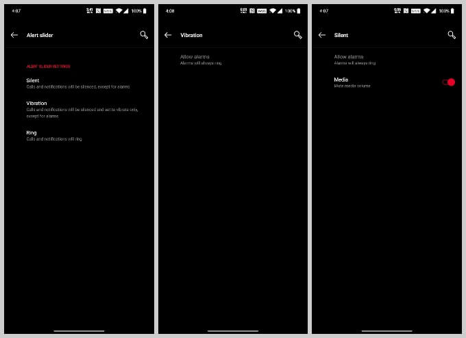 Customize the Alert slider on OnePlus on Android 10