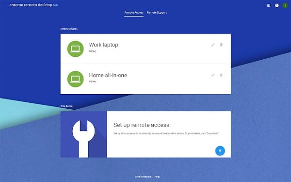 access another computer with chrome remote desktop