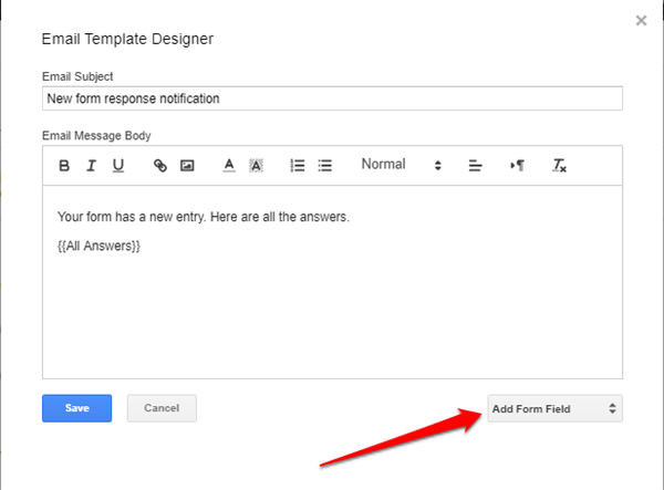 Get Google Form Email with Form Content