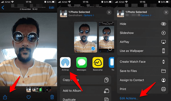 How to Remove Row of Recent Contacts from Share Sheet in iOS 13 - 47