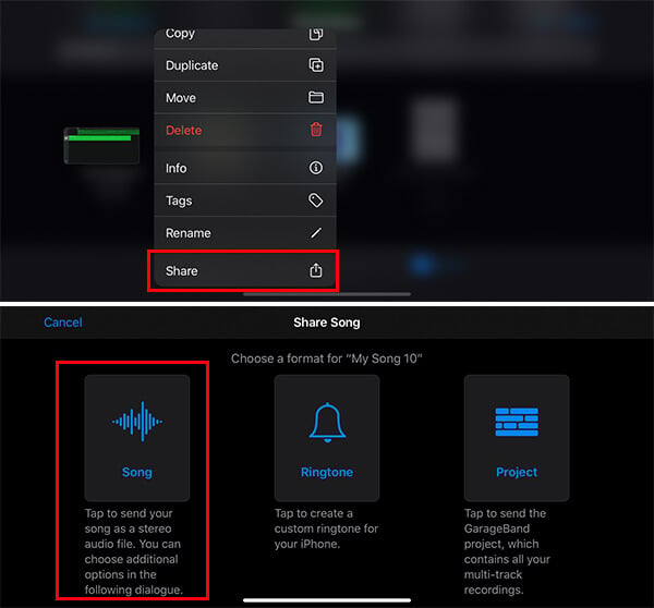 Share Custom Ringtone as MP3 with Android from GarageBand