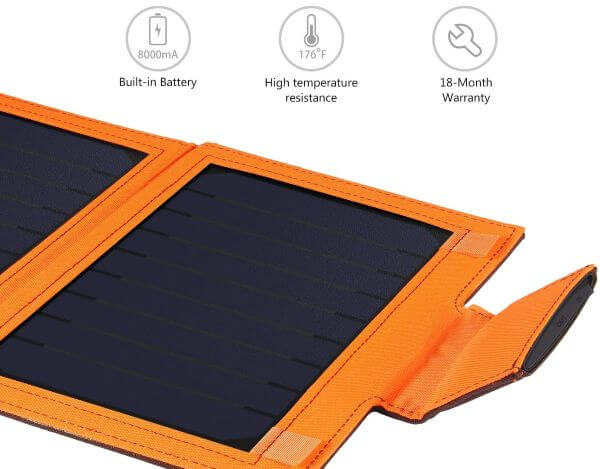 iClever USB Solar Charger Bank