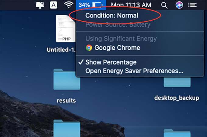 Check Battery Health on MacBook Pro