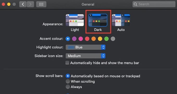 How to Make Mac Dark Mode Enabled on MacOS - 92