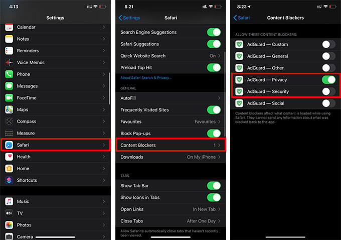 How to Prevent Cookie Tracking on iPhone using AdGaurd