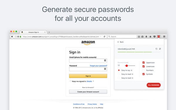 lastpass password generator firefox extension copy