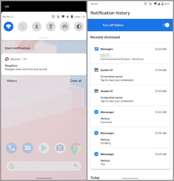 Android 11 Developer Preview 2 Features Notification Features