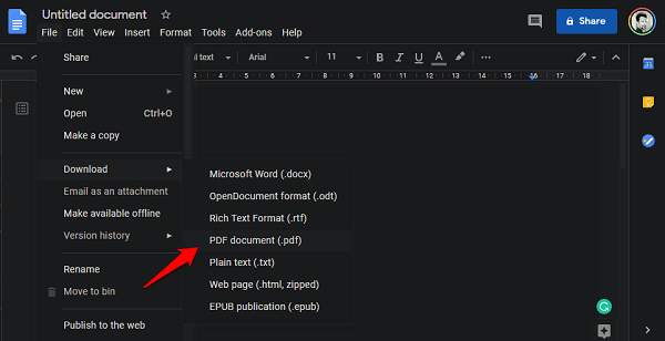 pdf to word converter google docs