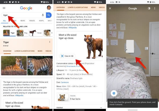 💡TUTORIAL ANIMAIS 3D GOOGLE 🤩 🦈 nadando no quarto, 🐴 passeando na  cozinha, 🐆 na sala, 🐐 sobre a mesa, 🦔 caminhando na sua cama Quer ver  isso tudo e