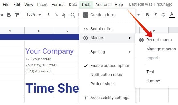 How to Automate Tasks in Google Sheets with Macros - 46