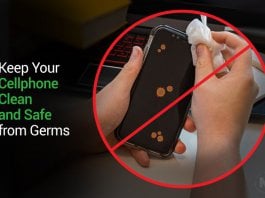 Keep Cellphone Clean Safe from Germs