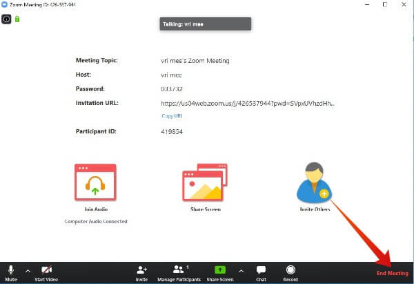 Download and install the zoom meeting for windows 10