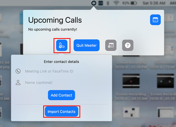 Add FaceTime Contacts to Speed Dial