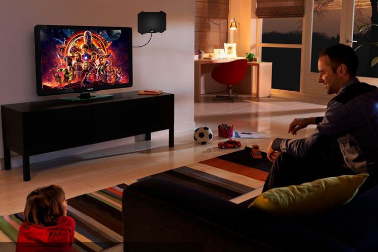 GESOBYTE Amplified HD Digital Round TV A- Buy Online in Bahrain at  Desertcart
