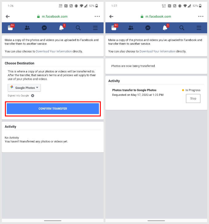 How to Move Facebook Photos to Google Photos - 19