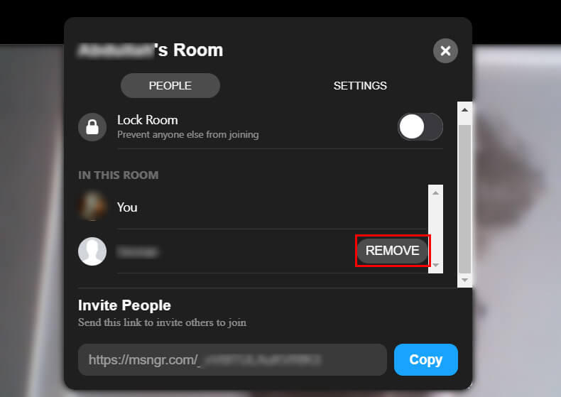 Remove People From Messenger Room Conference Calls