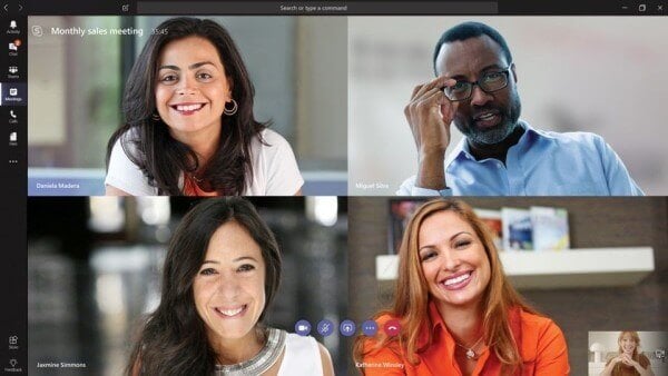 microsoft teams video conference