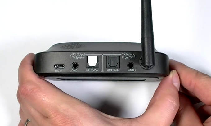 Avantree HT5009 Wireless Headphones to Watch TV Connectivity Ports