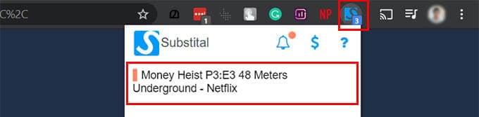 Choose NetFlix Substital Chrome Extension