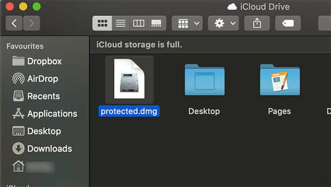 Mount Password protected folder on Mac