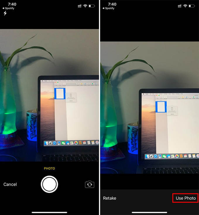 Take Photo from iPhone on Mac using Continuity Camera