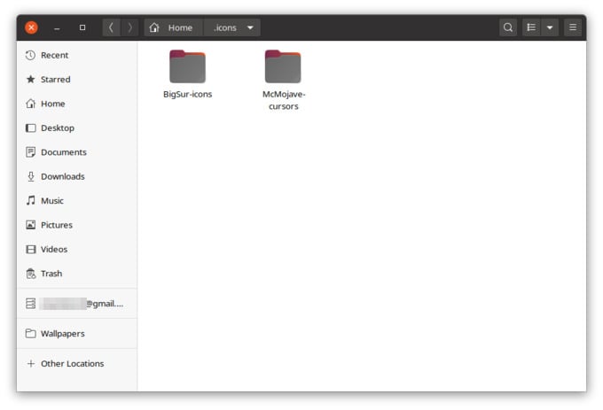 macOS icon theme and cursor theme for Ubuntu Linux