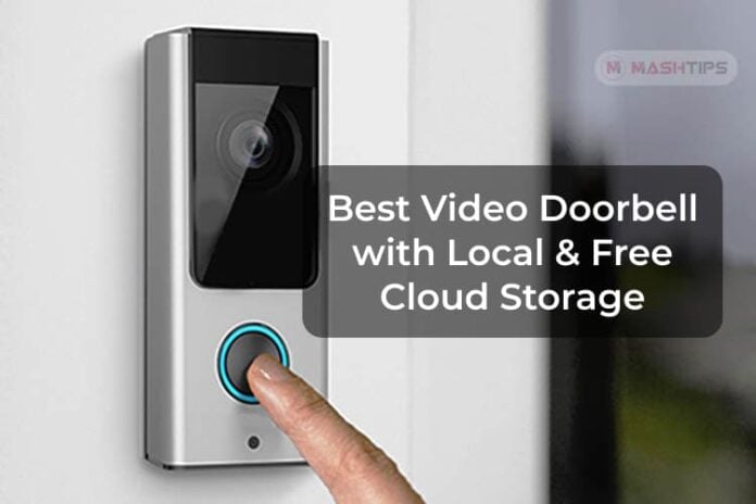 Best Video Doorbell with Local & Free Cloud Storage