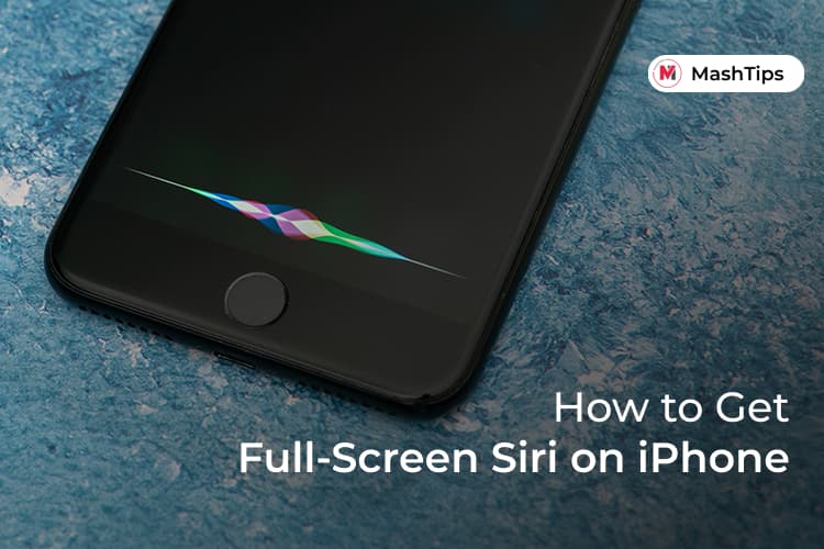 Get Full Screen Siri Interface iPhone